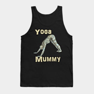 Yoga Mummy Downward Dog Pose Tank Top